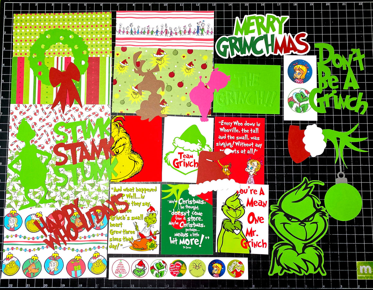 Scrap Your Trip - Grinch: You're A Mean One Mr. Grinch 12x12