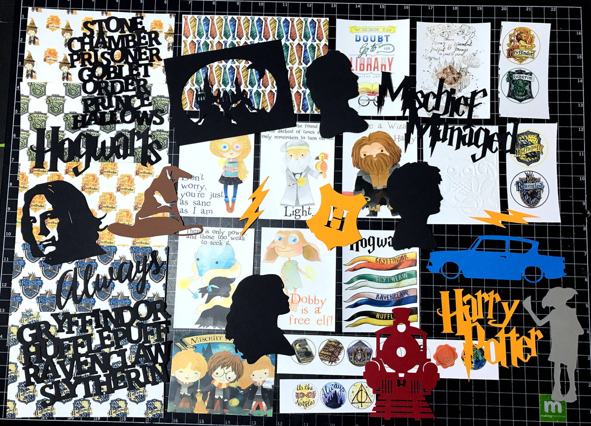 Harry Potter Scrapbook Layout: Create a Magical Collage - Mosaic