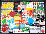 SCHOOL Scrapbook kit!  PERSONALIZED with GRADE & TEACHER NAME!