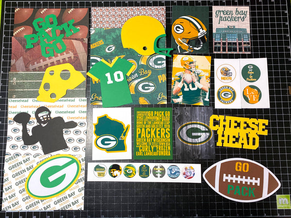 Green Bay Packers Scrapbook Kit