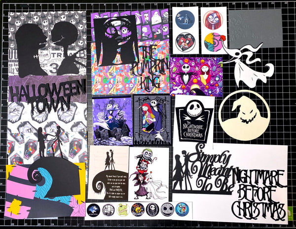 The Nightmare Before Christmas Scrapbook Kit – Geekly Yours Design the-nightmare-before-christmas-scrapbook-kit-geekly-yours-design