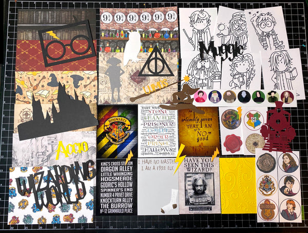 Harry Potter Scrapbook Layout: Create a Magical Collage - Mosaic