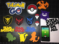 Pokemon Go Scrapbook Kit......set of Diecuts!!  Gotta Catch 'Em All!!