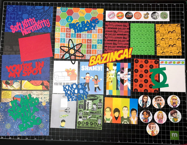 Big Bang Theory Scrapbook Kit – Geekly Yours Design